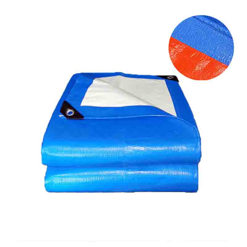 Cad iad na saintréithe atá ag ábhair déanta tarpaulin PE?