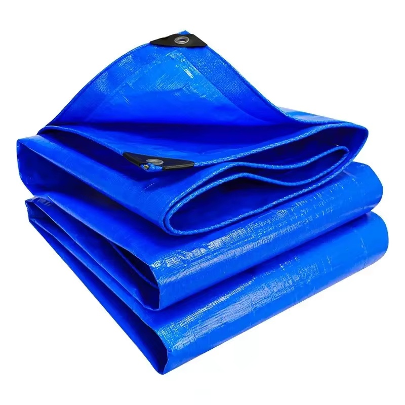 Tarpaulin Frith UV PE Clúdach Lasta Trucail Uiscedhíonach pe tarpaulin