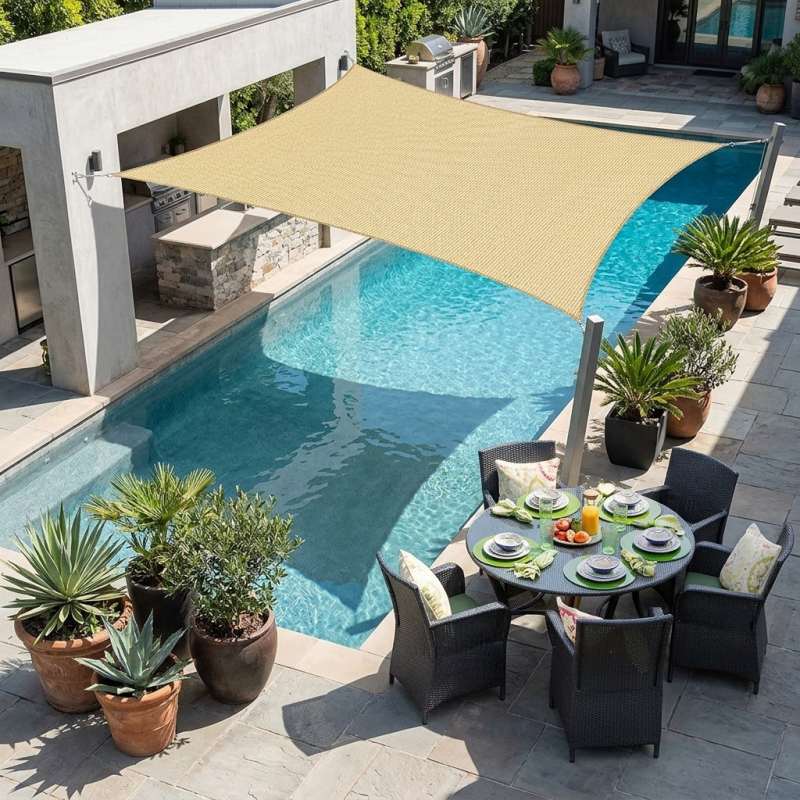 HDPE Shade Sail Home táirgí scáthaithe gréine