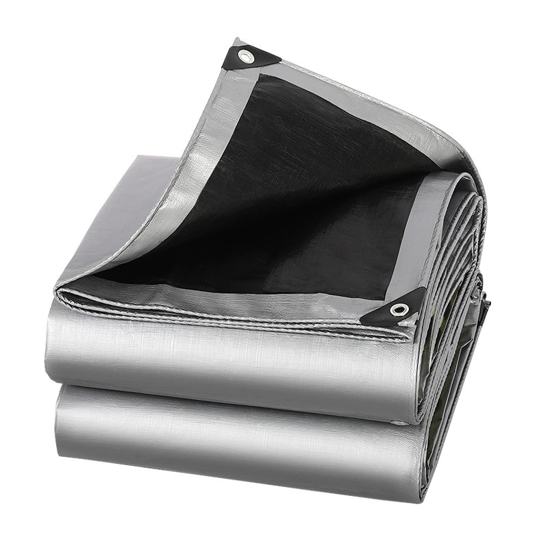 Pe Tarpaulin Roll Fabraic Bileoga Críochnaithe Polai Tarpóil HDPE