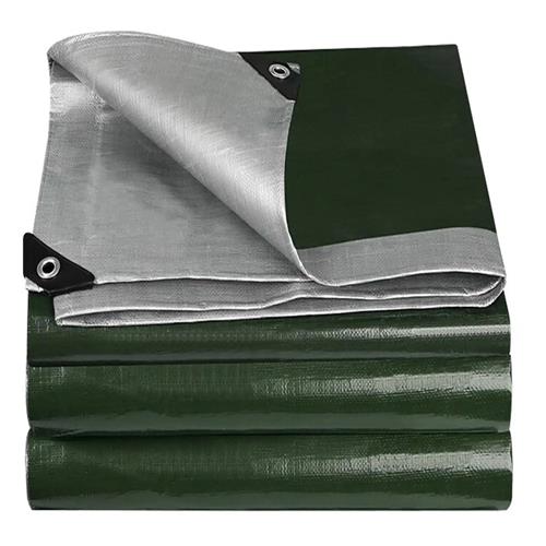 Tarpaulin PE Tarpailín Polaitiléin Uiscedhíonach Cobhsaithe UV Do Chlúdach Tógála Talmhaíochta Lasta Trucaile